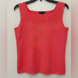 Carolyn Taylor Coral Knit Tank Size Small